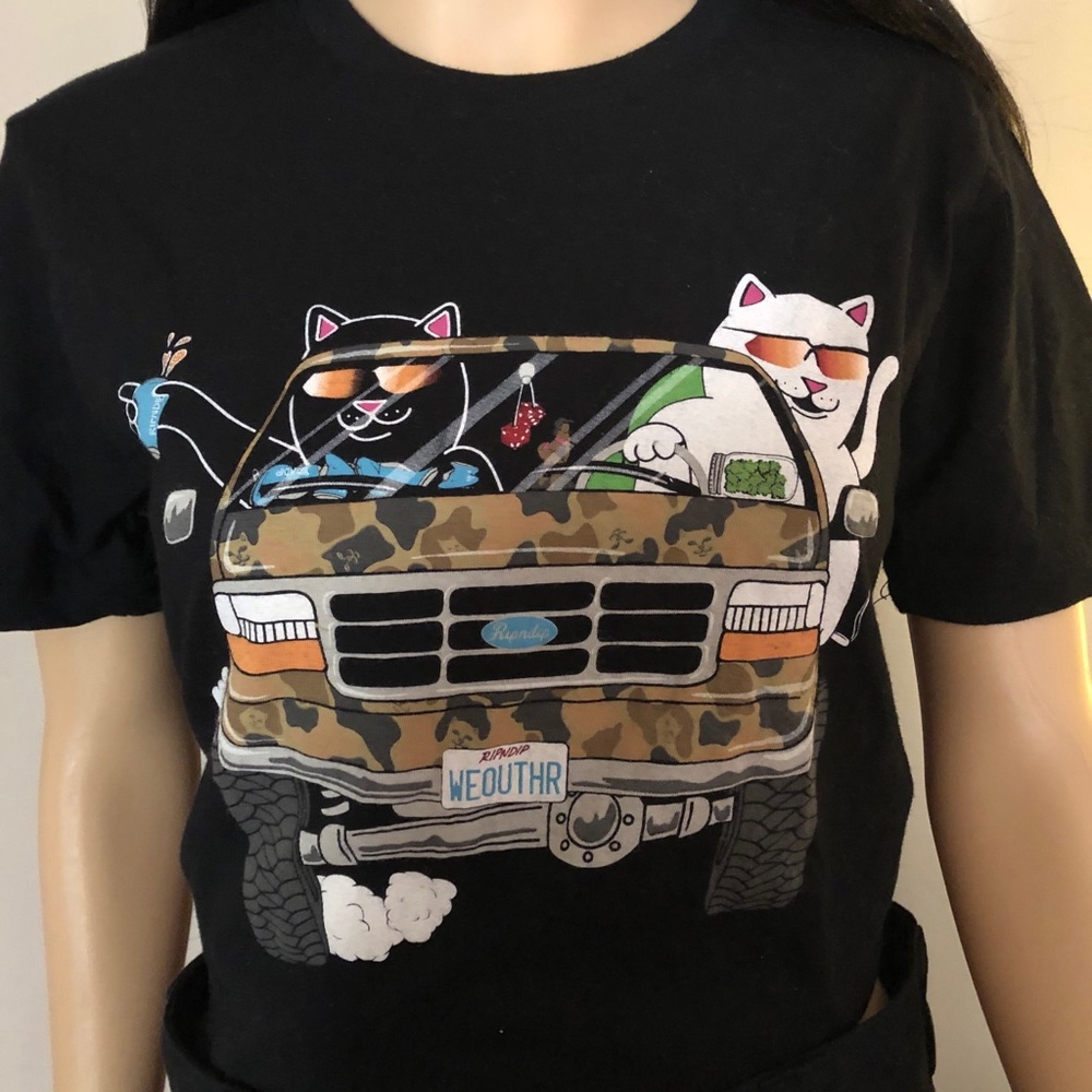 RIP N DIP Cat/Alien T-Shirt